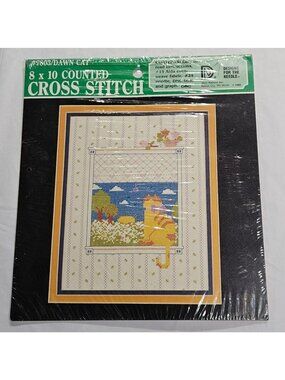 Designs For The Needle Dawn Cat 7803 Counted Cross Stitch New